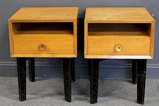 MIDCENTURY. George Nelson Pair of Endtables