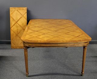 Louis Philippe Style Parquetry Inlaid Dining