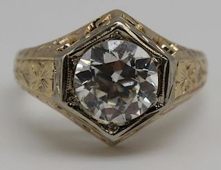 JEWELRY. GIA 2.4 Ct Transitional Cut Diamond Ring.