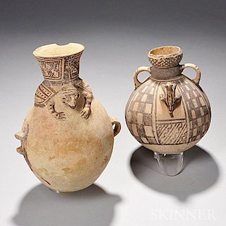 Two Chancay Terra-cotta Amphoras