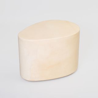 Aldo Tura Parchment Goatskin Covered Cocktail Table