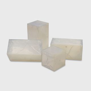 Group of Four Sturm Plastik Cubes