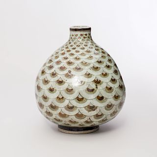 Tonala Mexico Glazed Pottery Vase