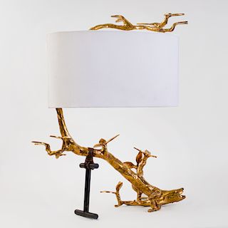 Jonathan Adler Cast Brass 'Kyoto' Table Lamp
