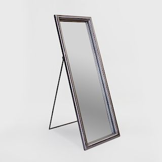 Modern Brushed Metal Dressing Mirror, of Recent Manufacture