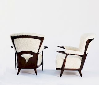 Two lounge chairs, 1950s