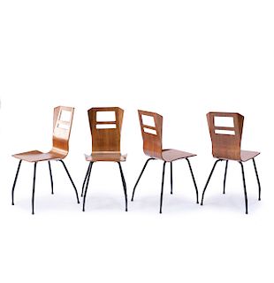 Four side chairs, c. 1959