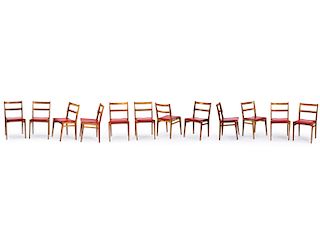 Twelve '103' side chairs, 1960