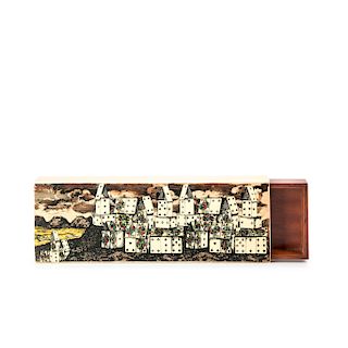 'Cittˆ di carte' cigarette case, 1950/60s