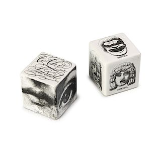 Two paperweights, 'Tema e Variazioni' and 'Maschere' 1960s