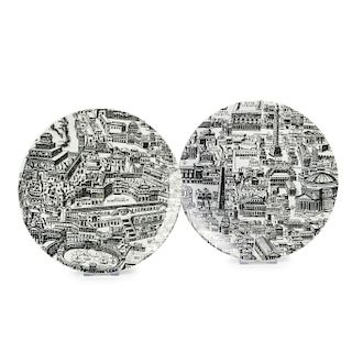 Two 'Roma' plates, 1960s