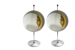 Two 'Luna' table lights, 1990s