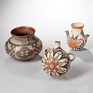 Three Southwest Pottery Items