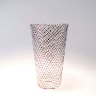 'A reticello' vase, 1970s