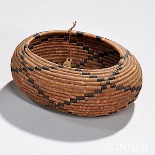 Pomo Coiled Basket