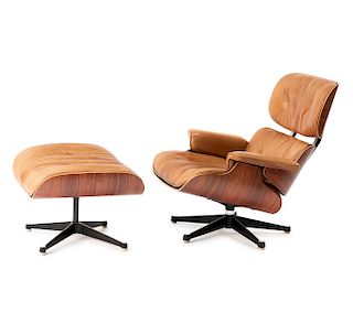 Lounge chair '670' with ottoman '671', 1956