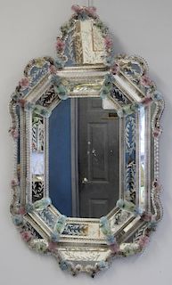 Impressive Antique Venetian Mirror.