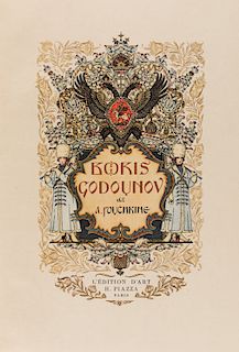 [ZVORYKIN], PUSHKIN, BORIS GODUNOV, [1927] WITH RARE ADDITIONAL SUITE