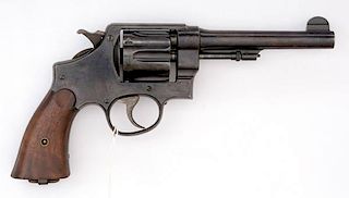 *U.S. WWI Smith & Wesson Model 1917 Double Action Revolver 