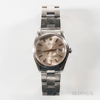 Rolex Oysterdate Precision Stainless Steel Wristwatch