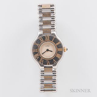 Cartier "Must De" Quartz Wristwatch