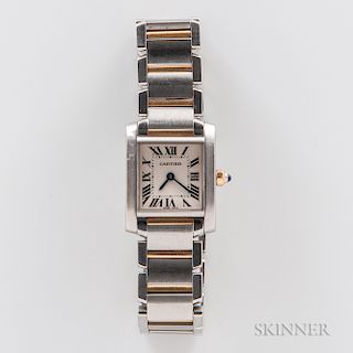 Cartier "Tank Francaise" Two-tone Wristwatch