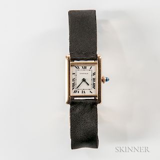 Cartier Tank 18kt Gold Manual-wind Wristwatch