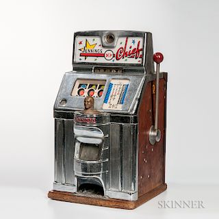 Jennings 10-cent "Chief" Slot Machine