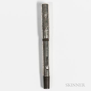 Waterman Silver Overlay Pen