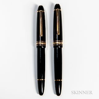 Two Montblanc Meisterstuck "146" Fountain Pens