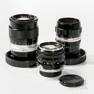 Three Nikkor Lenses,