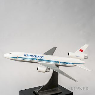 Tupolev TU-154 Travel Agent Aviation Model with Display Plinth