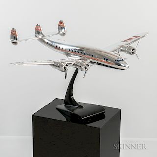 Lockheed Constellation L749 Delivery Aviation Model with Display Plinth