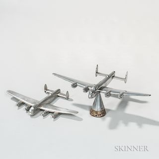 Two Lancaster Bomber Aviation Models