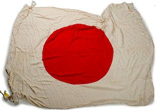 Japanese WWII Large National Flag 