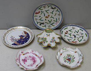 HEREND. Grouping of Porcelain Items.