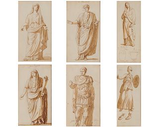 Six Old Master Style Drawings