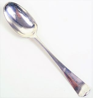 Antique English Sterling Silver Serving Spoon