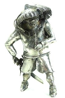 Buccellati Sterling Silver Figural Warrior Figure