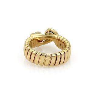 Bvlgari Citrine & Peridot Hearts 18k Gold Ring