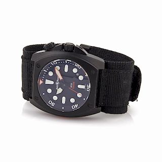 Bell & Ross Automatic Marine Diver Steel Watch