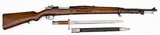 **Spanish Mauser Model 43 Rifle with Bayonet 