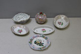 HEREND. A  Grouping of Assorted Porcelains To Inc