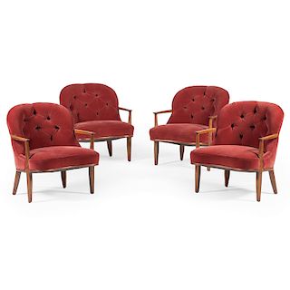 Edward Wormley for Dunbar Lounge Chairs 