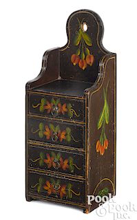 Pennsylvania painted pine wall box