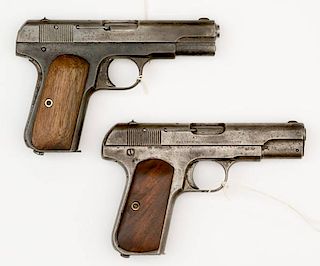 **Lot Of Two Colt Model 1903 Semi-Auto Pistols 