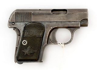 **Colt Model 1908 Hammerless Pistol 