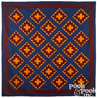 Pennsylvania patchwork Christian cross quilt