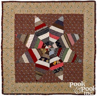 Pennsylvania patchwork lone star cradle quilt