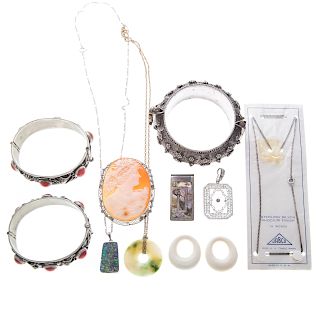 A Collection of Mixed Metals & Ethic Jewelry